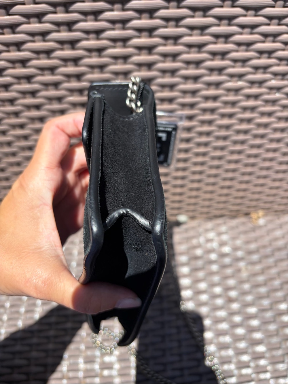 Gucci Suede Super Mini Dionysus Shoulder/crossbody Bag in Black - Picture 10 of 14
